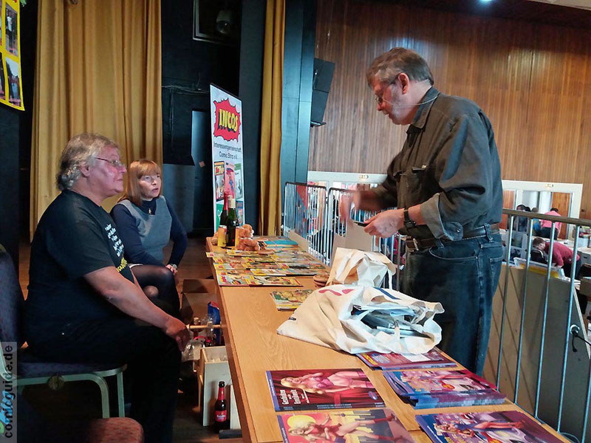 Präsentation der Comicserie "Geschichten aus der Erotikwelt" gemeinsam mit Comicguide prominent auf der Bühne